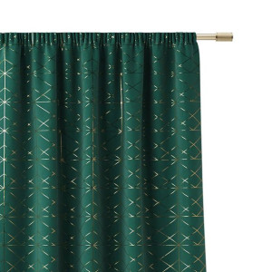 Zasłona Gotowa Glammy 140x150 Taśma C Zielona