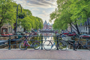Amsterdam Rowery Assaf Frank - plakat 91,5x61 cm