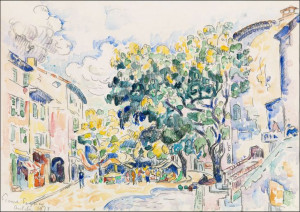 Antibes, Paul Signac - plakat 91,5x61 cm