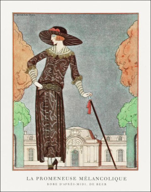 Amalfi. Robe, de Worth from Gazette du Bon Ton No.