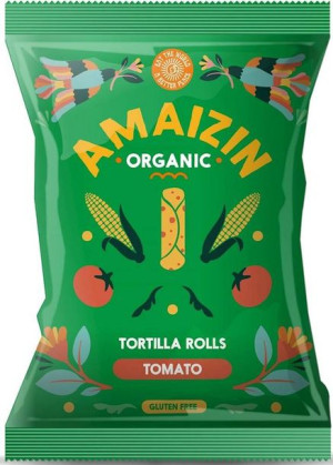 Chipsy kukurydziane o smaku pomidorowym Bezglutenowe BIO 100 g - Amaizin