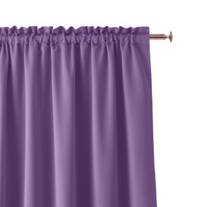 Zasłona Aura Jednokolorowa 140x250 Taśma Fioletowa