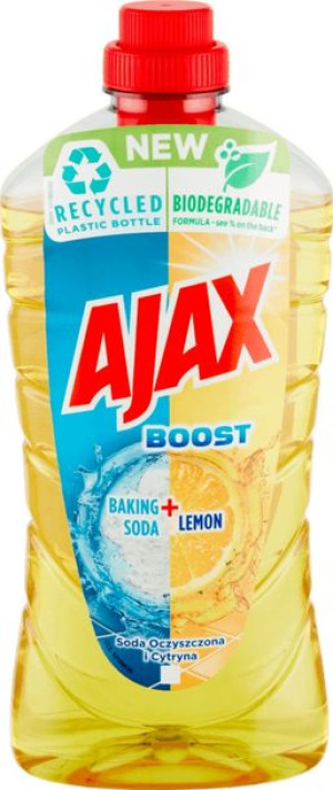 Ajax Boost Cytryna I Soda Płyn Do Podłóg 1l