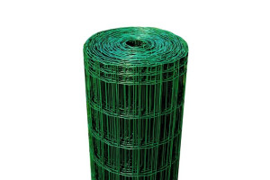 Siatka zgrzewana 100 mm x 50 mm / 1,00 m - rolka 20 m zielona