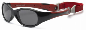 Okulary Przeciwsłoneczne Real Shades Explorer - Black and Red 0+