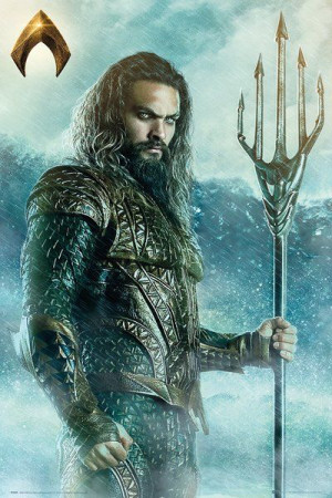 Aquaman Trójząb - plakat 61x91,5 cm