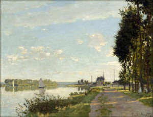 Argenteuil, Claude Monet - plakat 80x60 cm