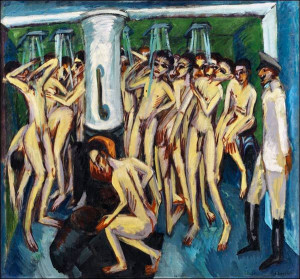 Artillerymen, Ernst Ludwig Kirchner - plakat 60x60
