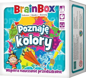 BrainBox Gra edukacyjna Poznaję kolory REBEL