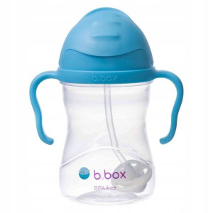 B.box Bidon Ze Słomką Kubek 240 Ml Borówkowy