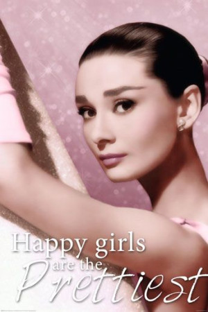 Audrey Hepburn Szczęśliwe Dziewczyny są Najładniej