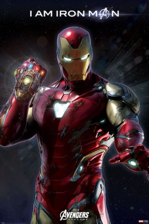 Avengers Endgame Iron man - plakat 61x91,5 cm