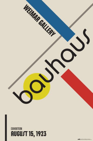 Bauhaus Wystawa - plakat 61x91,5 cm