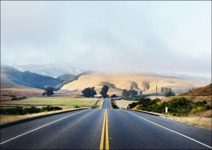 Beautiful scenics along Route 46 in California., C