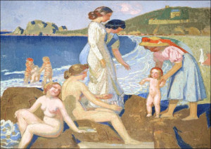 Bathers in Perros Guirec, Maurice Denis - plakat 3