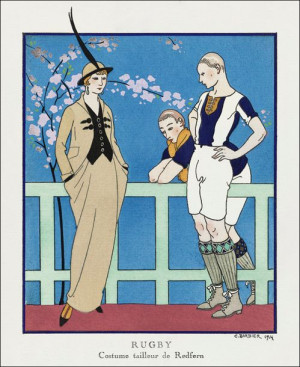 Autours Simples, George Barbier - plakat 70x100 cm