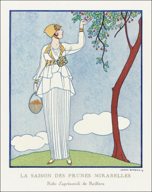 Autours Simples, George Barbier - plakat 59,4x84,1