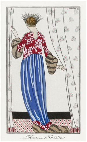 Autours Simples, George Barbier - plakat 61x91,5 c