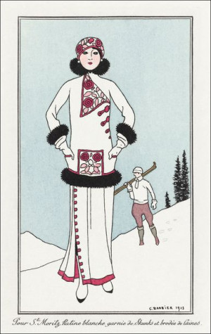 Autours Simples, George Barbier - plakat 61x91,5 c