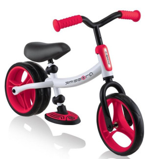 Rowerek biegowy Globber GO Bike DUO 614-202-2 biało-czerwony