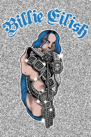 Billie Eilish Bling - plakat 61x91,5 cm