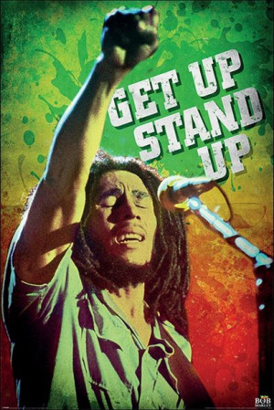 Bob Marley Get Up Stand Up - plakat 61x91,5 cm
