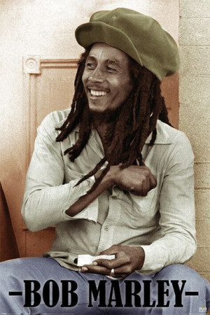 Bob Marley Rolling 2 - plakat 61x91,5 cm