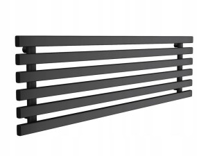 Grzejnik Dekoracyjny Poziomy 120/45 Czarny Mat