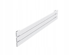 Grzejnik dekoracyjny poziomy 22x140 BIAŁY MAT