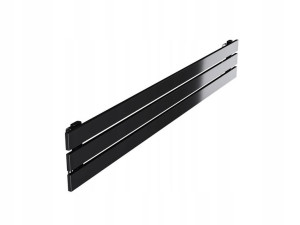 Grzejnik dekoracyjny poziomy 22x180 CZARNY POŁYSK