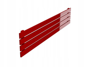 Grzejnik dekoracyjny poziomy 30x140 CZERWONY