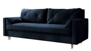 Sofa ASTRA Styl Skandynawski Do Salonu Nowoczesna Granatowa Niebieska