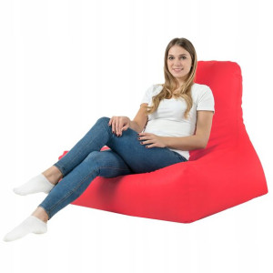 Fotel ekoskóra do siedzenia Bali XXL RÓŻOWY