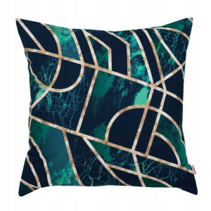 Poduszka Dekoracyjna GLAMOUR zielony 45x45