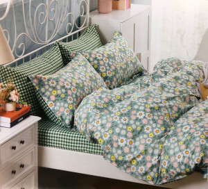 Pościel 100% satyna bawełniana 160x200 dwustronna CW-1405 Premium