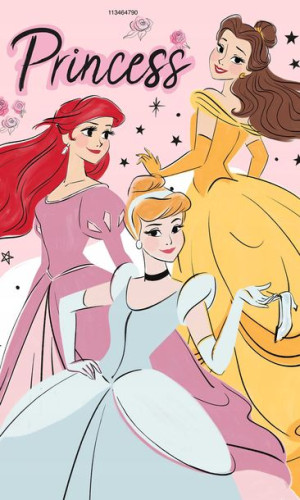 Księżniczki Ręcznik dla Dziecka 30 x 50 PRINCESS