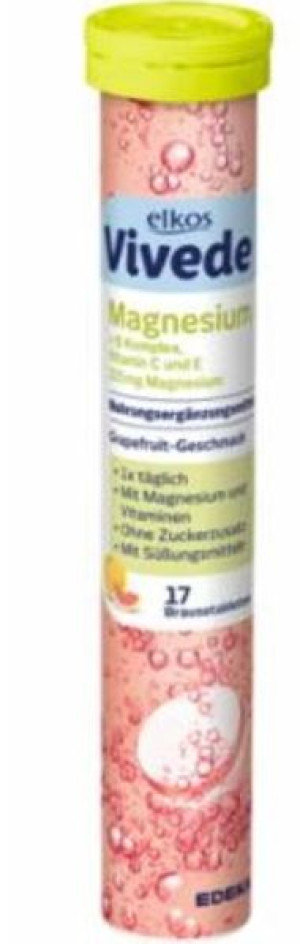 Elkos Vivede Magnesium Tabletki 17szt 102g