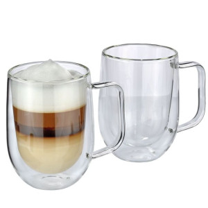 Szklanki do latte macchiato Cilio Veneto, 2 szt., szkło borokrzemowe, 0,3 l