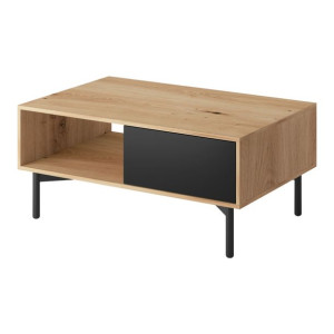 Ława FLOW FL102 Dąb artisan / czarny perlisty