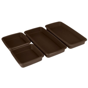 Silikonowe tacki do pieczenia Lurch FlexiForm, 4 szt., 11 x 11 cm (2 szt.),