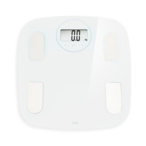 Waga łazienkowa z analizą masy ciała ADE Nova, do 180 kg, 31 x 30 cm, biała