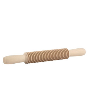 Wałek do krojenia makaronu Kuchenprofi, tagliatelle 5 mm, drewno grabowe, d