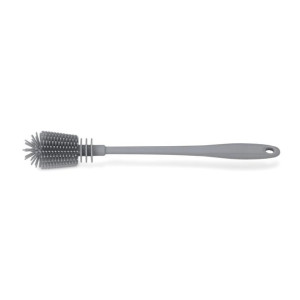 Silikonowa szczotka do mycia karafek Kela Susa, 31 cm, szara