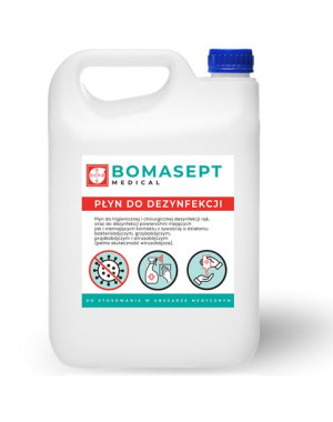 Płyn Do Dezynfekcji, Rąk, Skóry, 5l - Bomasept Medical