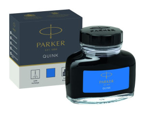 Atrament do piór PARKER niebieski zmywalny 57ml