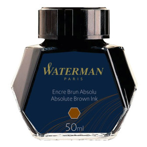 Atrament do piór WATERMAN brązowy 50ml