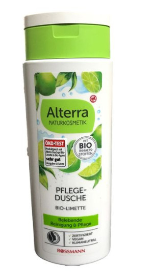 Alterra żel pod prysznic bio limonka, agawa
