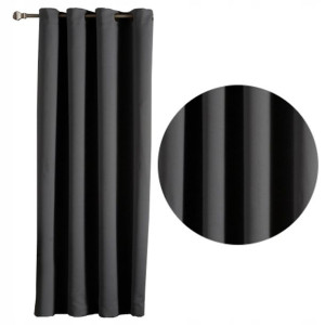 Gruba Zasłona Blackout 175x245 Zasłony Grafit