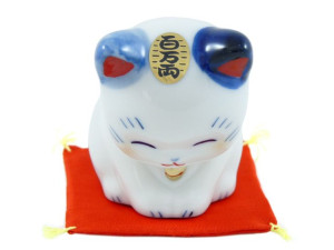 Figurka Maneki Neko Aisatsu