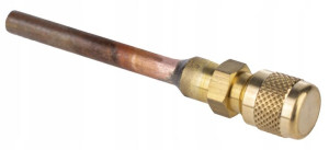Zawór zaworek serwisowy z rurką SCHRADERA AVX 6 mm